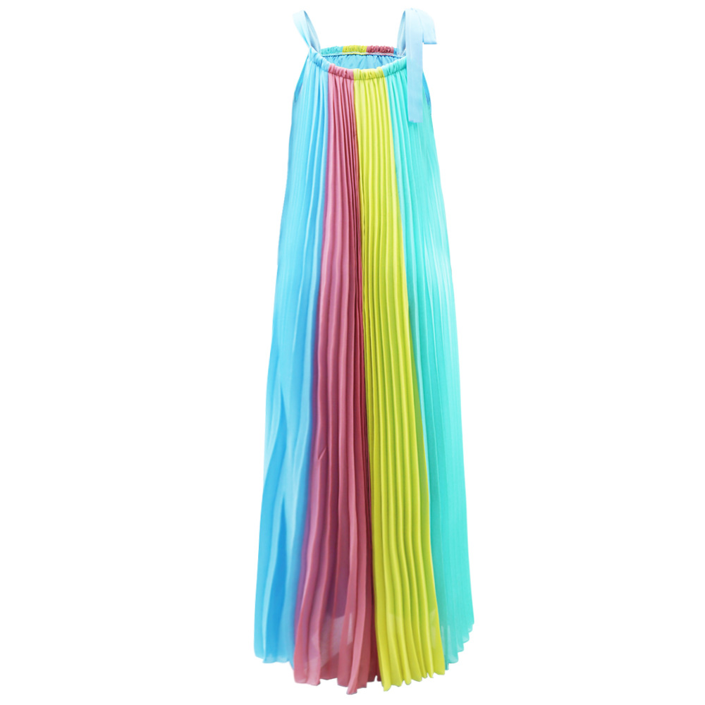 Big skirt halter dress European style long dress