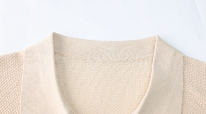 Short sleeve summer sweater lapel light tops for women