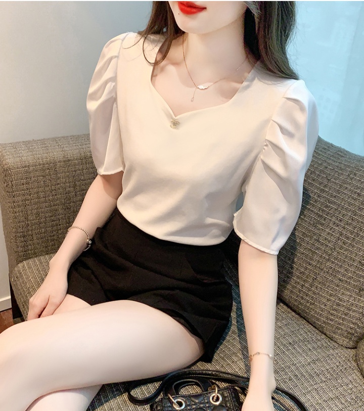 Summer all-match T-shirt Korean style tops for women