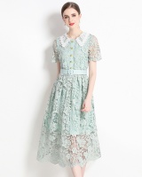 Big skirt lace embroidery dress