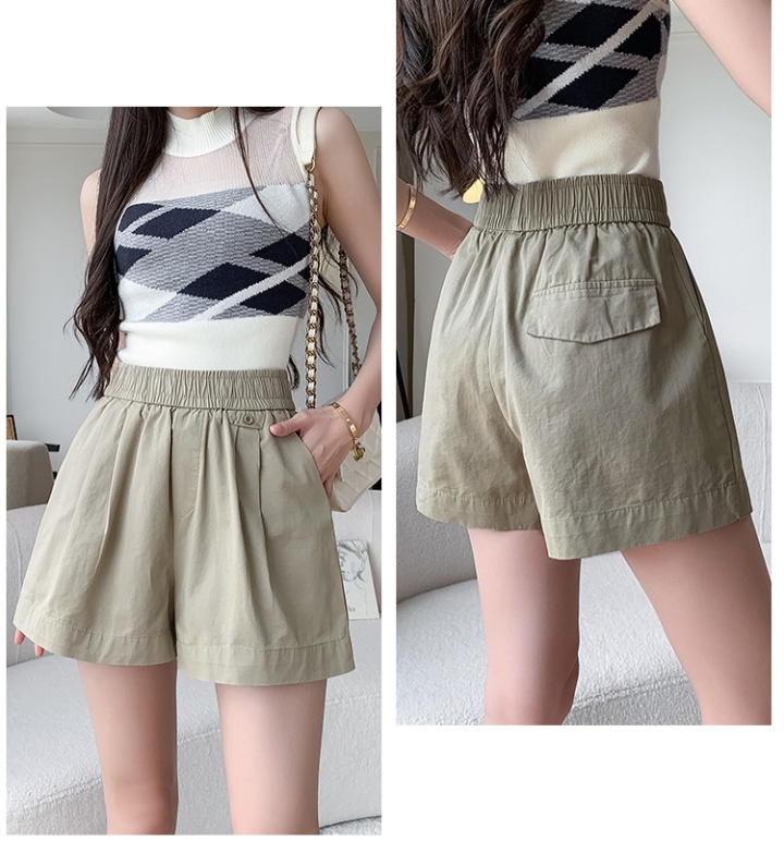 All-match Casual large yard wide leg shorts for women