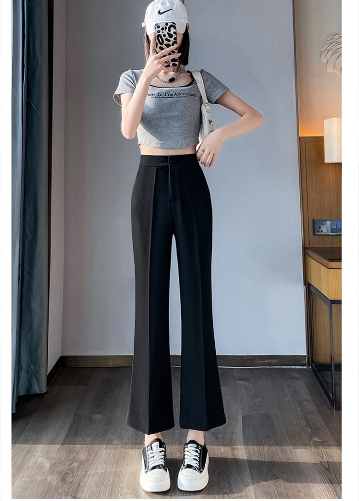 Drape slim business suit nine tenths pants for women