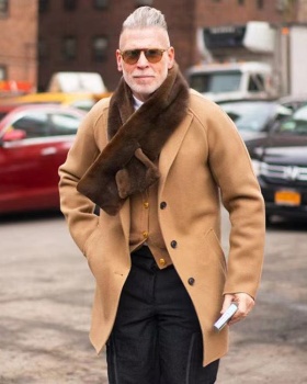 Slim business suit autumn and winter overcoat for men