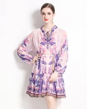 Summer ladies spring France style dress for women