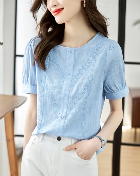 Tender temperament shirt elegant tops for women