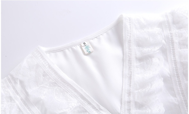 Temperament summer small shirt light tops for women