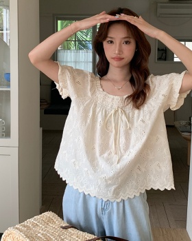 Short sleeve loose doll shirt Korean style tops