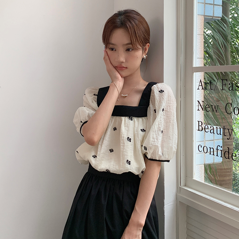 Loose Korean style tops summer shirt for women