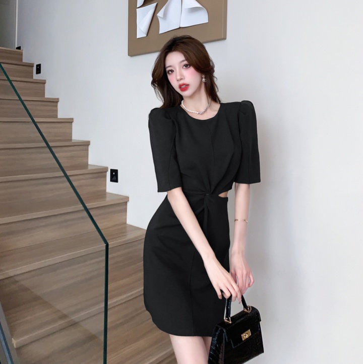 Korean style slim fashion temperament dress for women