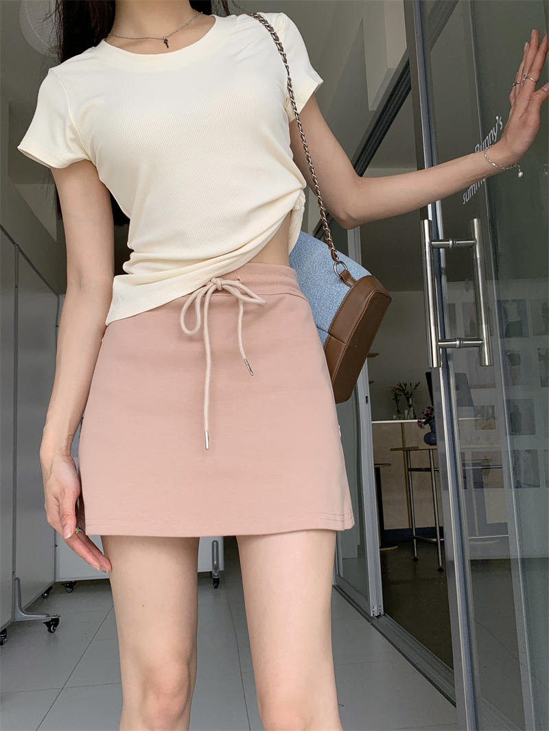 Screw thread fashion Casual skirt short summer short skirt