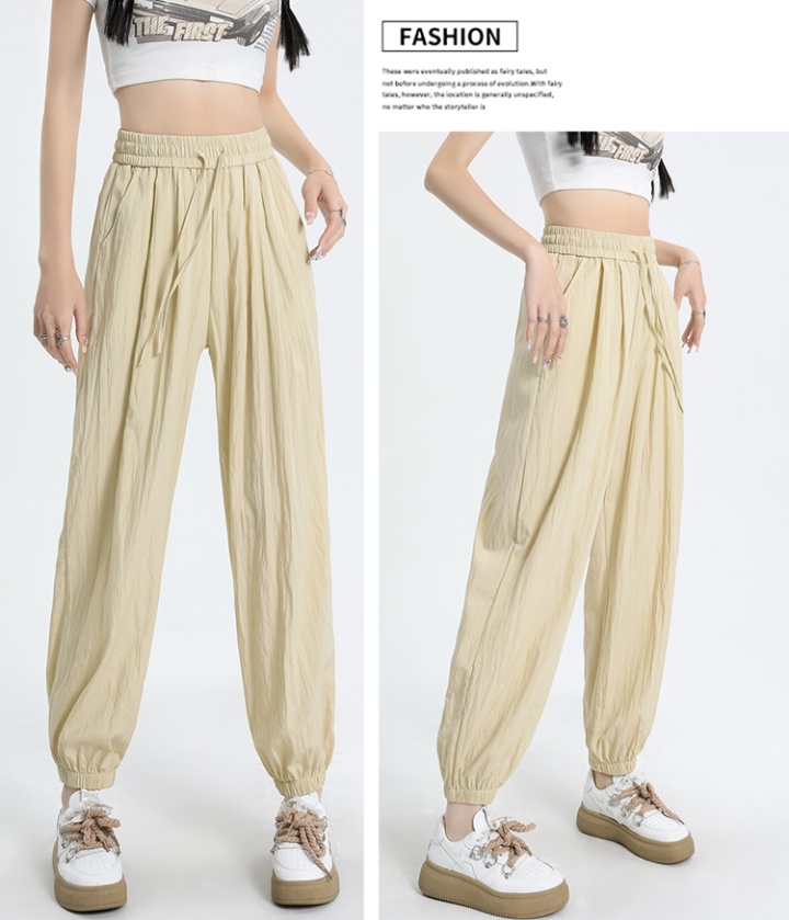 High waist Casual pants loose bloomers for women