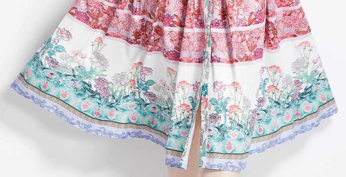France style slim big skirt sweet dress for women