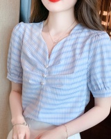 V-neck Korean style shirt summer sweet tops