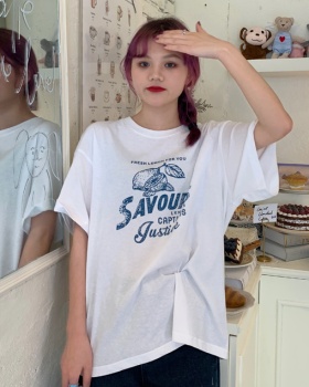 Korean style all-match short sleeve T-shirt