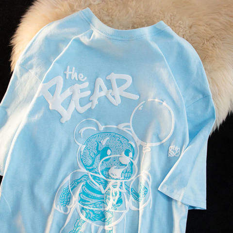 Short sleeve printing tops couples cubs T-shirt