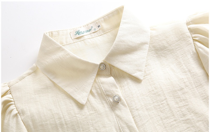 Temperament small shirt short sleeve tops for women