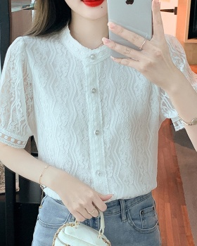 Korean style small shirt short sleeve shirts for women