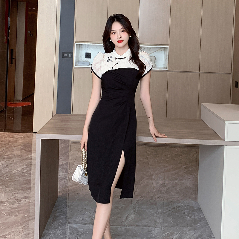Temperament summer dress slim Chinese style cheongsam for women