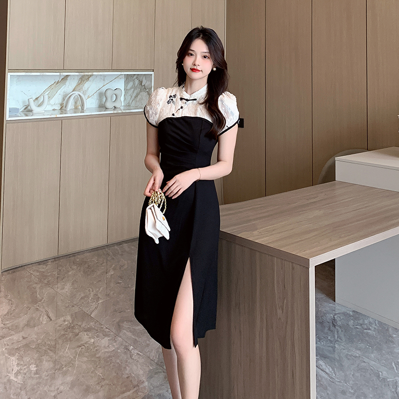 Temperament summer dress slim Chinese style cheongsam for women