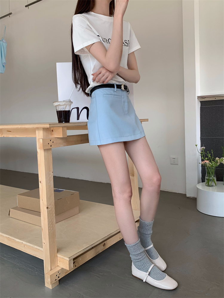 All-match slim skirt