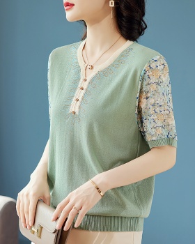Western style small shirt T-shirt for women