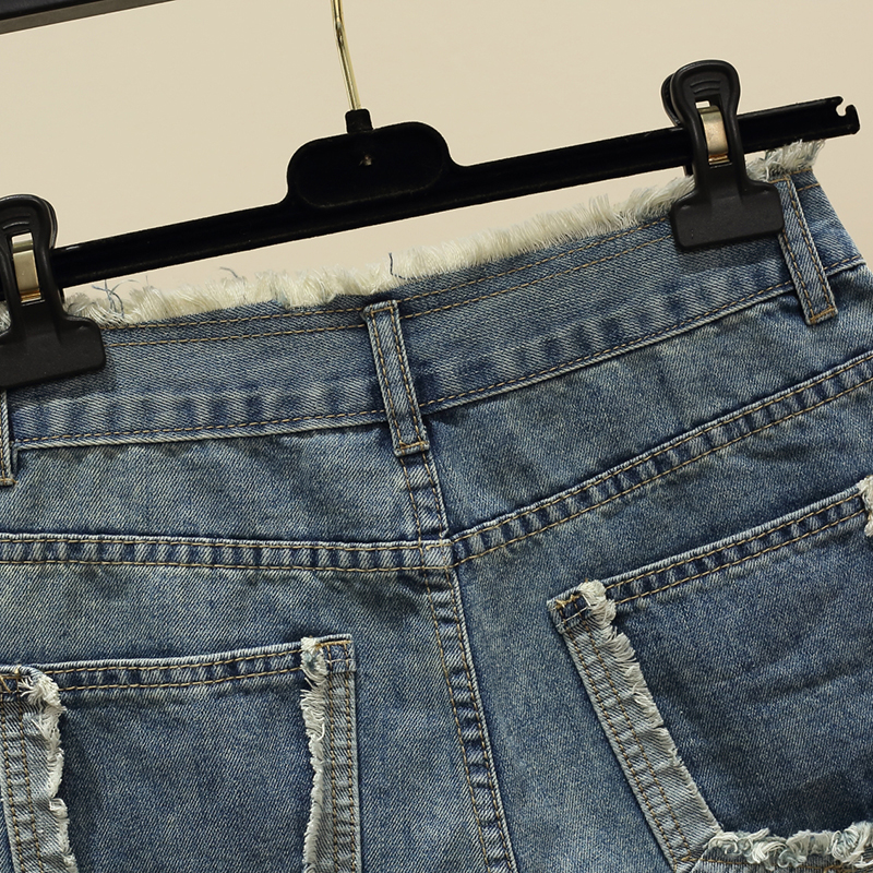 Slim high waist shorts large yard short jeans for women