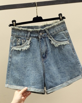 Slim high waist shorts large yard short jeans for women