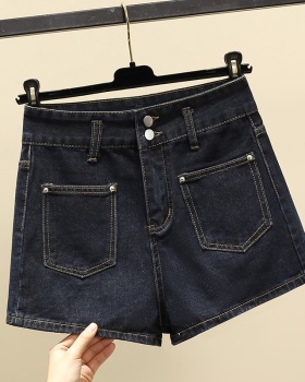 Deep color large yard shorts loose short jeans for women