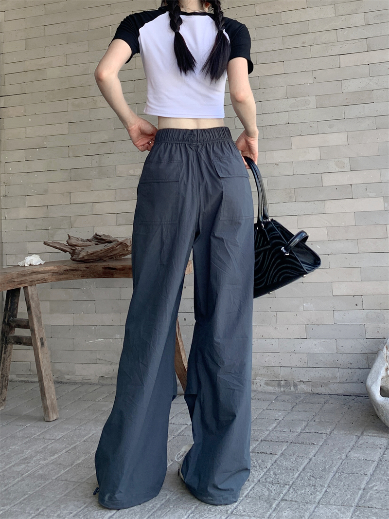 Street drape casual pants European style spicegirl long pants