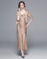 Chinese style sling summer dress 2pcs set for women