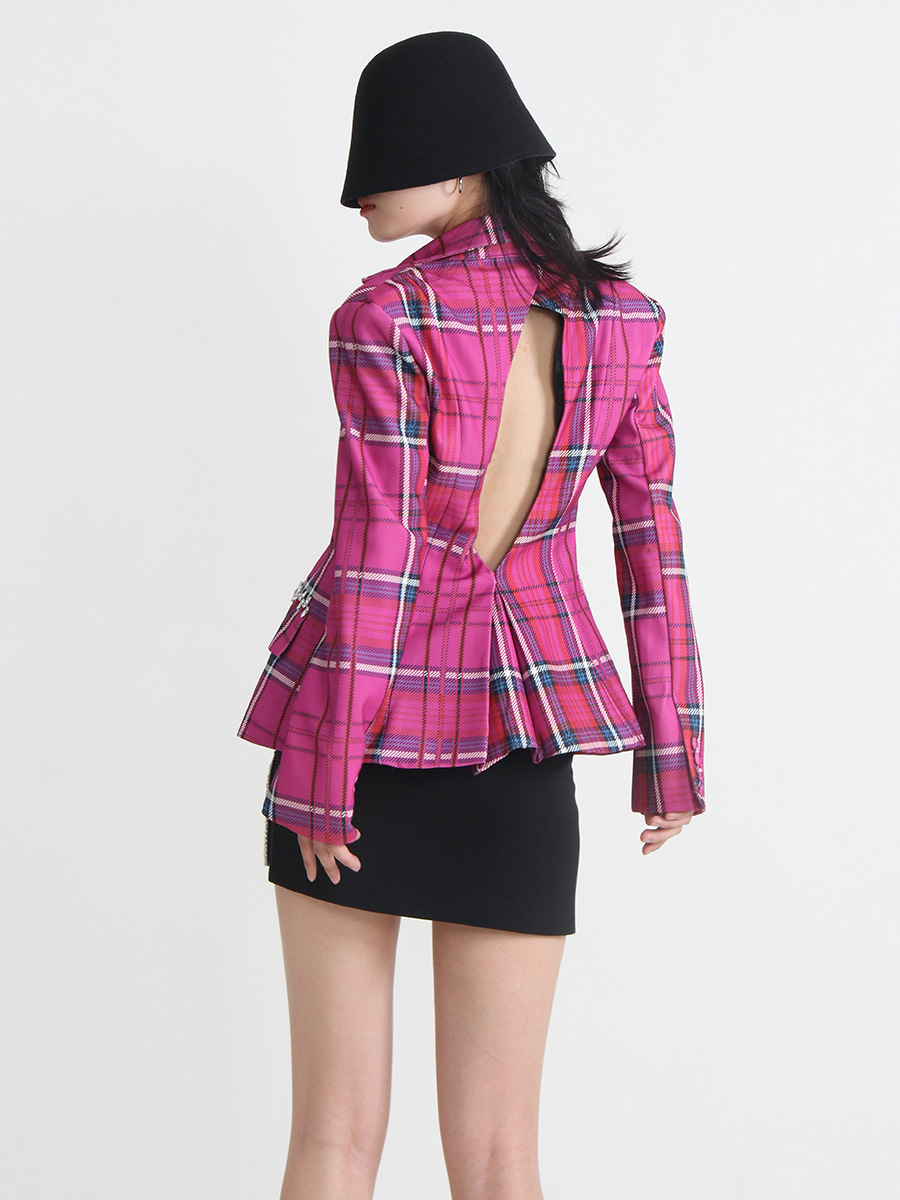 Halter Korean style tops fashion coat for women