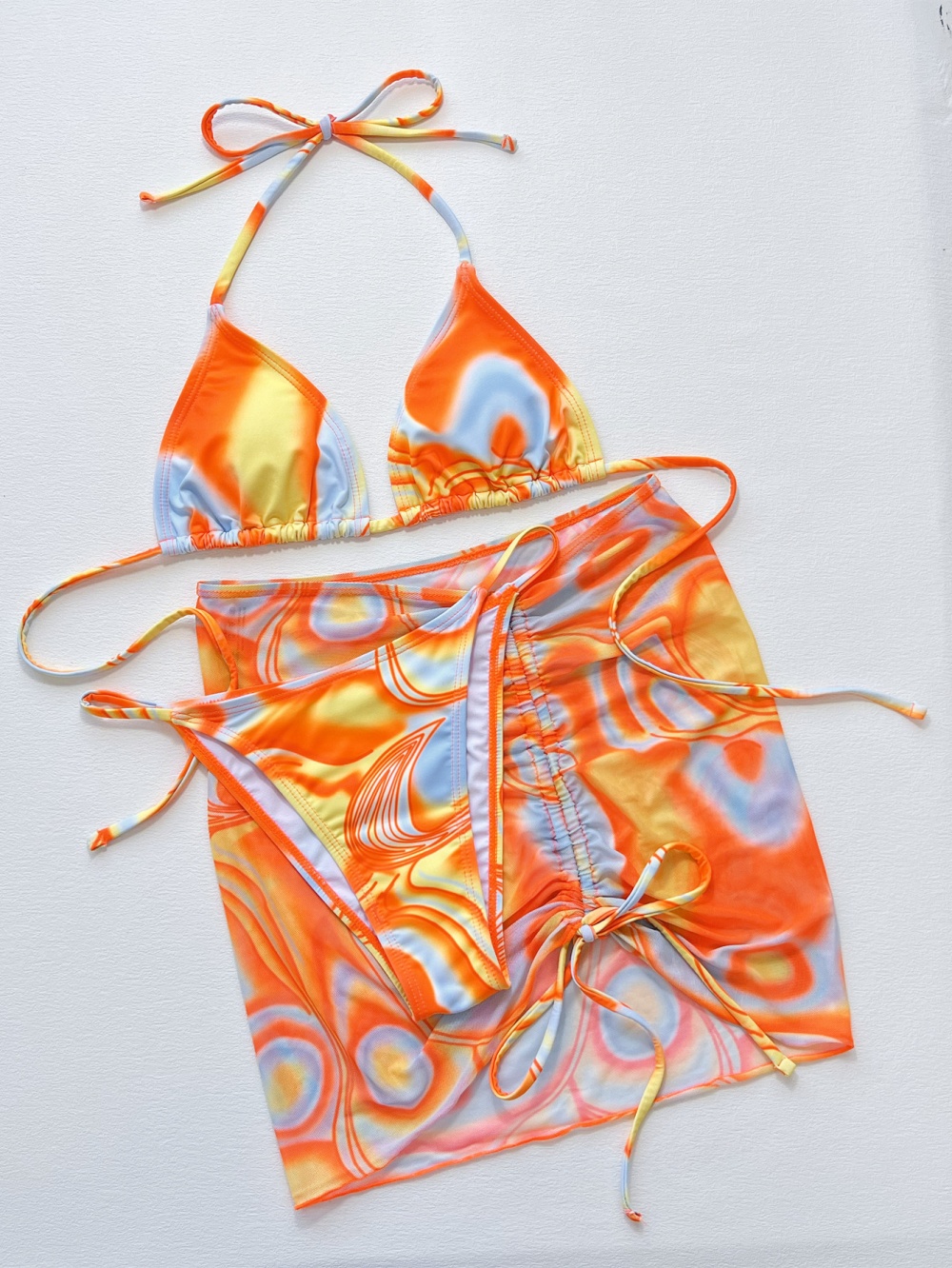 Separate bikini swimwear 3pcs set for women