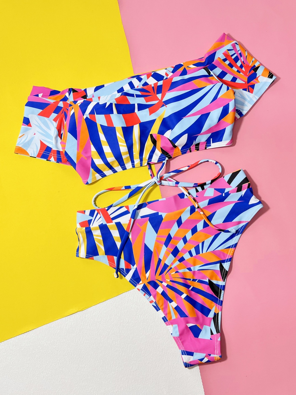 Bikini separate printing swimwear