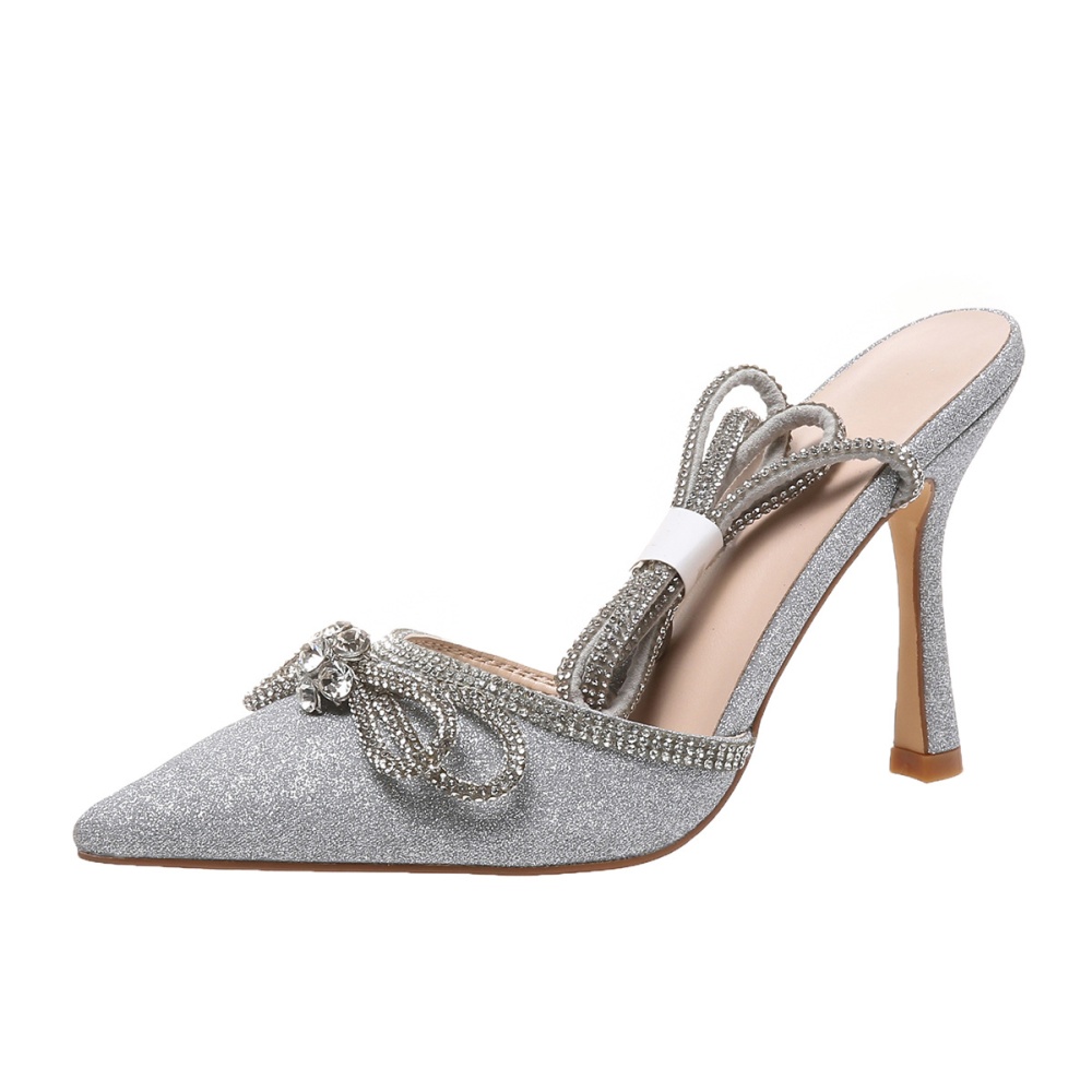 Rhinestone large yard fashion high-heeled shoes for women