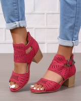 Thick low fashion summer laser sandals for women