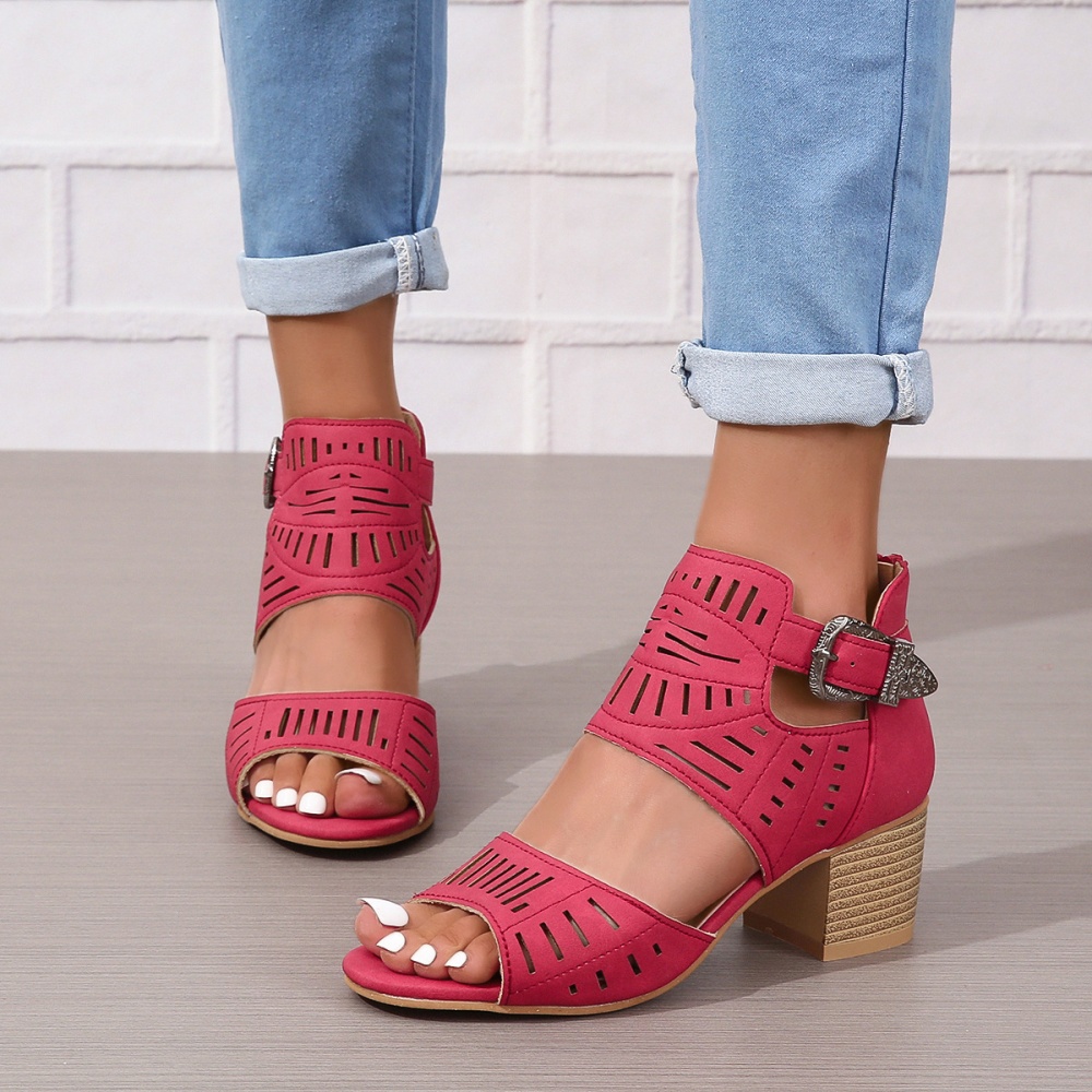 Thick low fashion summer laser sandals for women