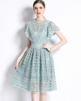 Lace summer embroidery ladies crochet dress