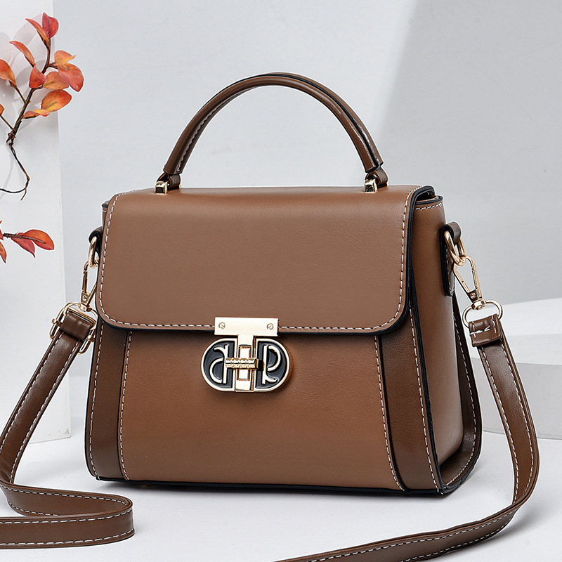 Small Korean style personality mixed colors bag for women