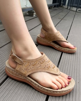 Rome European style sandals summer thick crust  for women