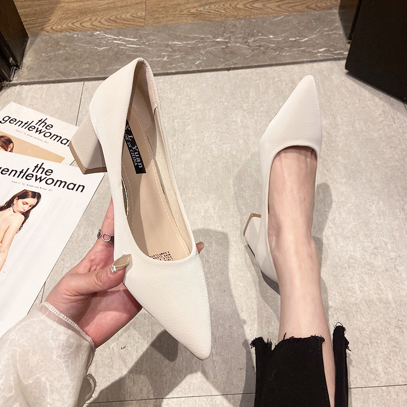 Fashion high-heeled shoes low shoes for women