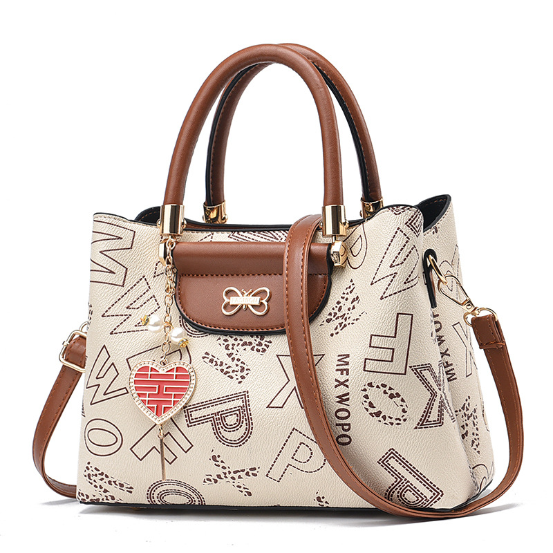 All-match fashion handbag shoulder mommy package