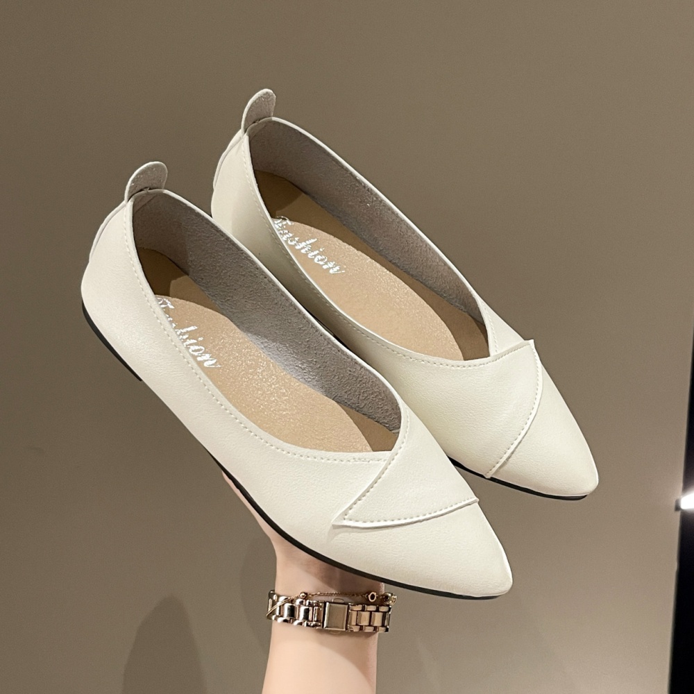 Low pointed shoes Korean style flattie for women