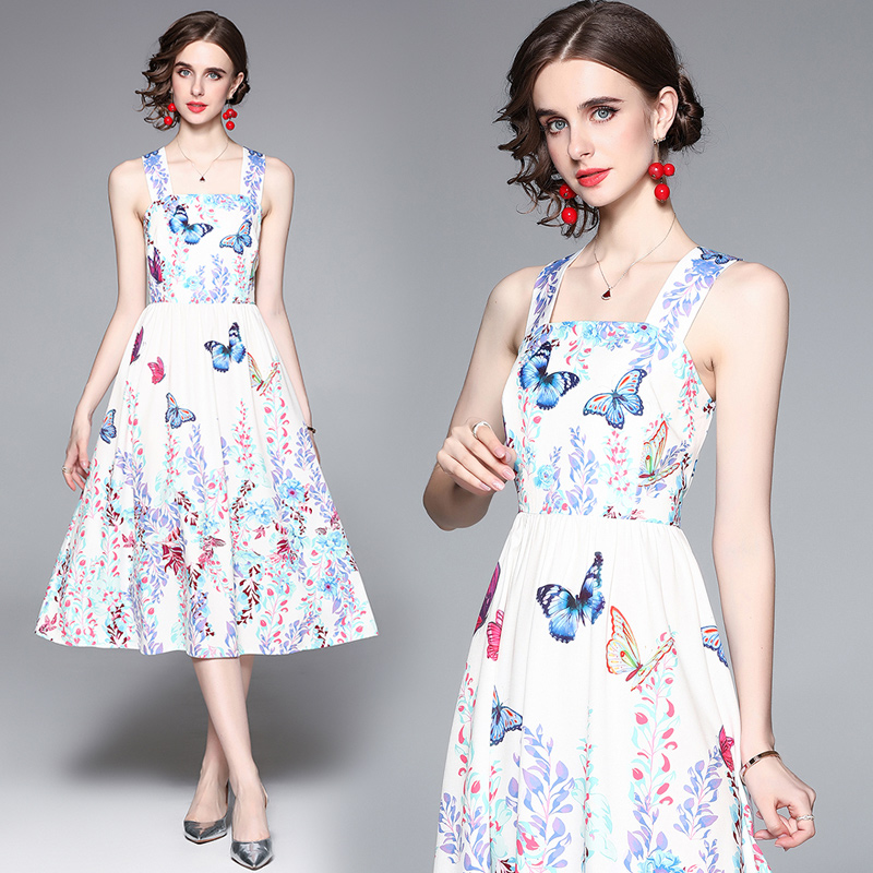 Butterfly strap dress dress for women