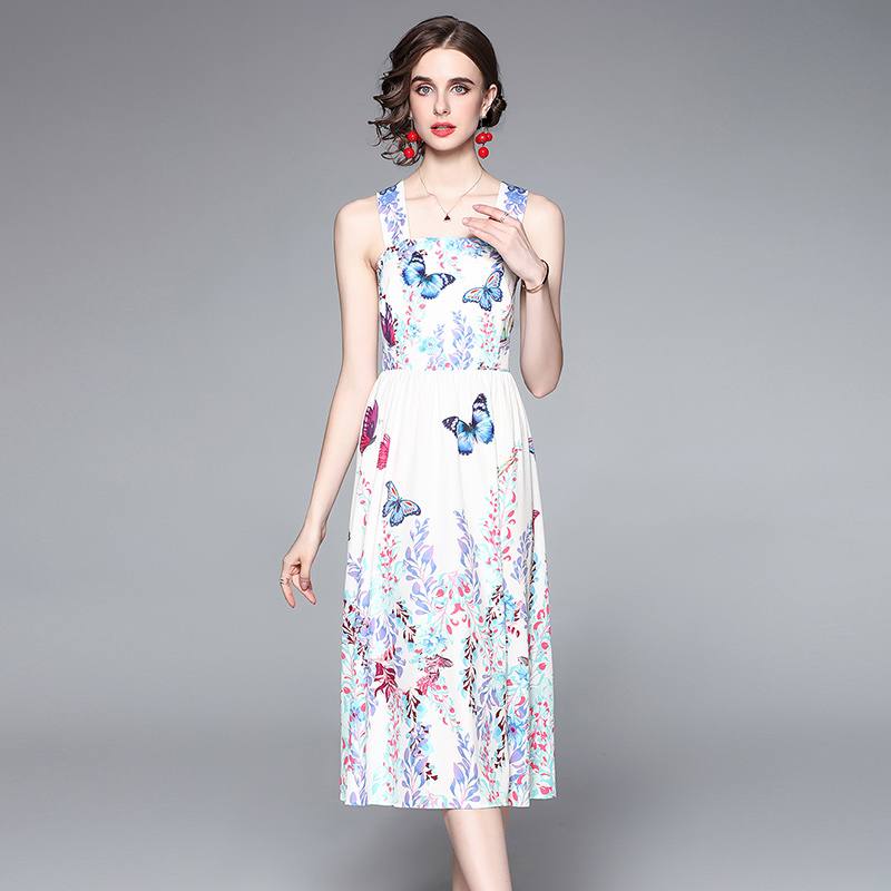 Butterfly strap dress dress for women