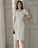 Lace simple ladies dress Korean style slim summer T-back