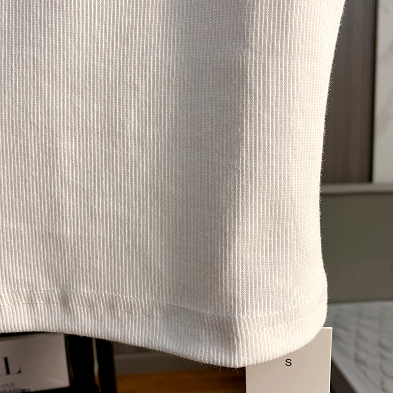 Ice silk screw thread quality sleeveless sling vest