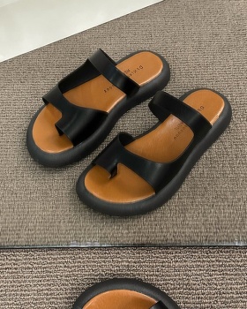 Korean style  sandy beach slippers for women