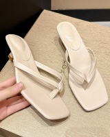 Fine-root square head  summer Korean style shoes for women