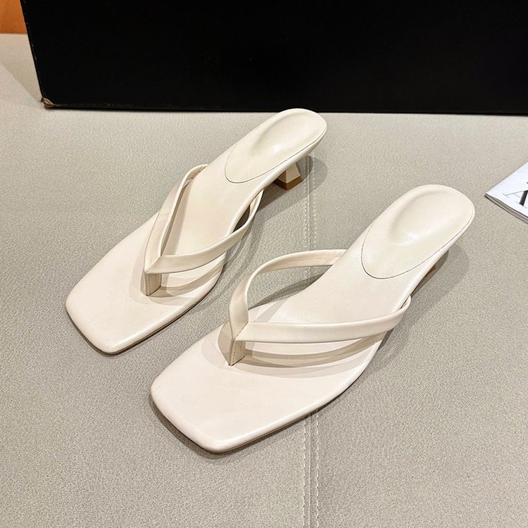 Fine-root square head  summer Korean style shoes for women