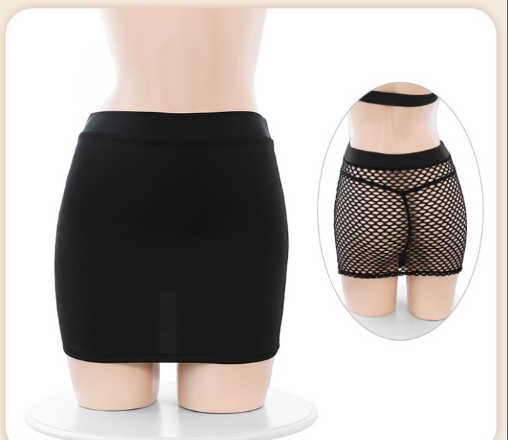 Enticement backless Sexy underwear hollow skirt
